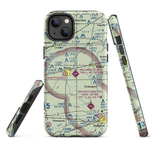 Williams County Airport (0G6) VFR Sectional  Tough iPhone Case