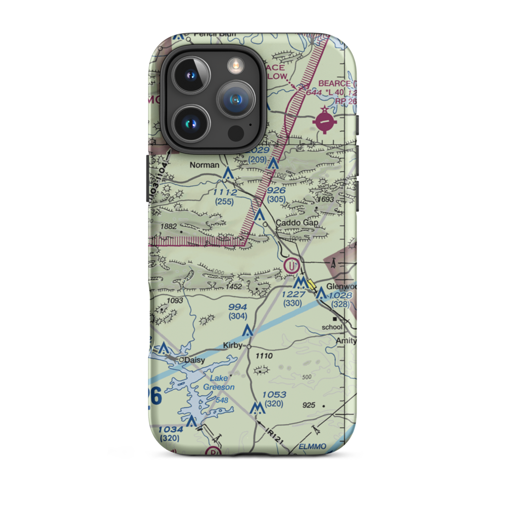 Williams Ranch Airport (4AR6) VFR Sectional  Tough iPhone Case iPhone 16 Pro Max model shown