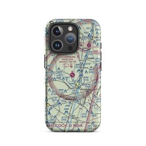 Williamsburg Regional Airport (CKI) VFR Sectional  Tough iPhone Case