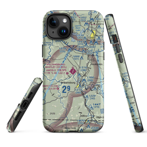 Williamsburg Whitley County Airport (BYL) VFR Sectional  Tough iPhone Case