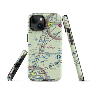 Williamson Airport (6LL0) VFR Sectional  Tough iPhone Case