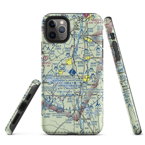 Williamson County Regional Airport (MWA) VFR Sectional  Tough iPhone Case