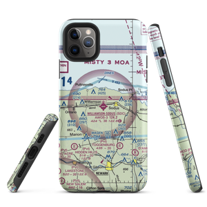 Williamson Sodus Airport (SDC) VFR Sectional  Tough iPhone Case