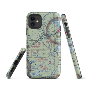 Willie's Airport (23WN) VFR Sectional  Tough iPhone Case