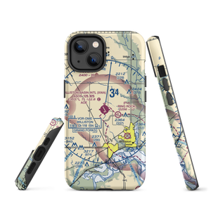 Williston Basin International Airport (XWA) VFR Sectional  Tough iPhone Case