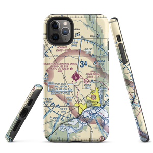 Williston Basin International Airport (XWA) VFR Sectional  Tough iPhone Case