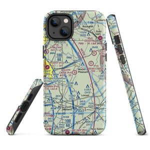 Willow Creek Airport (9NC7) VFR Sectional  Tough iPhone Case