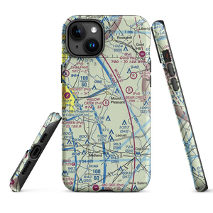 Willow Creek Airport (9NC7) VFR Sectional  Tough iPhone Case