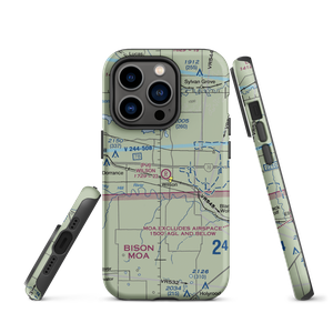 Wilson Airport (2KS3) VFR Sectional  Tough iPhone Case