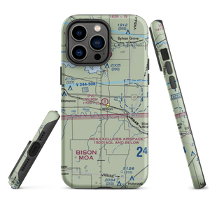 Wilson Airport (2KS3) VFR Sectional  Tough iPhone Case