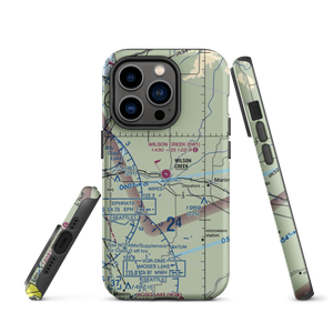 Wilson Creek Airport (5W1) VFR Sectional  Tough iPhone Case