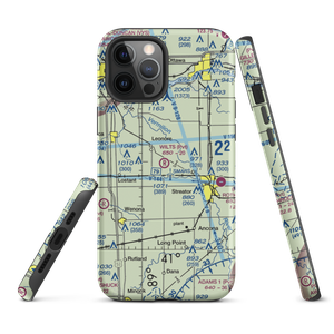 Wilts Airport (LL52) VFR Sectional  Tough iPhone Case