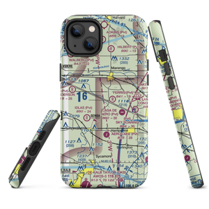 Wind Rose Farm Airport (IS57) VFR Sectional  Tough iPhone Case