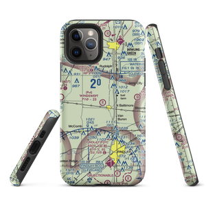 Windswept Airport (43OI) VFR Sectional  Tough iPhone Case