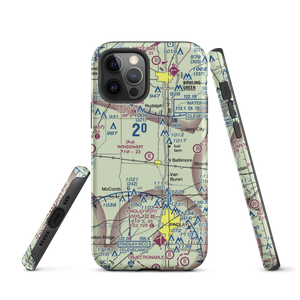 Windswept Airport (43OI) VFR Sectional  Tough iPhone Case