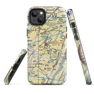 Windwood Fly-In Resort Airport (WV62) VFR Sectional  Tough iPhone Case