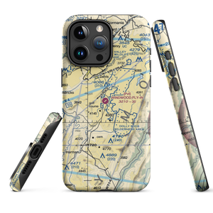 Windwood Fly-In Resort Airport (WV62) VFR Sectional  Tough iPhone Case