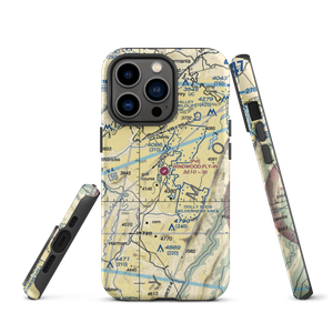 Windwood Fly-In Resort Airport (WV62) VFR Sectional  Tough iPhone Case