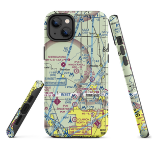 Windy Knoll Airport (IN51) VFR Sectional  Tough iPhone Case