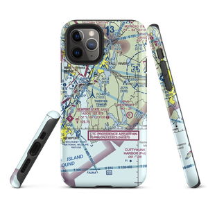 Wing-Over Farm Airport (RI07) VFR Sectional  Tough iPhone Case