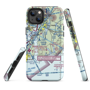 Wing-Over Farm Airport (RI07) VFR Sectional  Tough iPhone Case