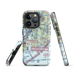 Wing-Over Farm Airport (RI07) VFR Sectional  Tough iPhone Case