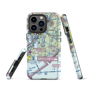 Wing-Over Farm Airport (RI07) VFR Sectional  Tough iPhone Case