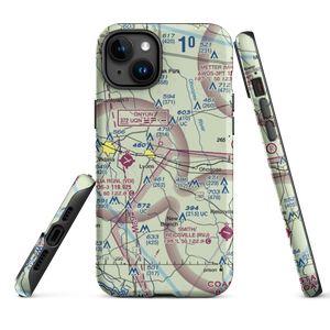 Winge Farms Airport (GE23) VFR Sectional  Tough iPhone Case