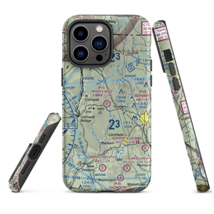 Wings Ago Airstrip (CT42) VFR Sectional  Tough iPhone Case