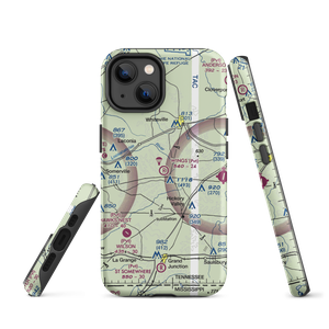 Wings Field (2TN2) VFR Sectional  Tough iPhone Case