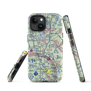 Wings-N-Wheels Airport (FA50) VFR Sectional  Tough iPhone Case