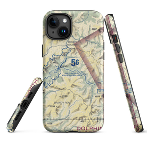 Winkle Bar Airport (OR74) VFR Sectional  Tough iPhone Case