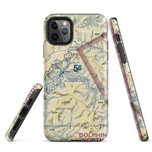 Winkle Bar Airport (OR74) VFR Sectional  Tough iPhone Case