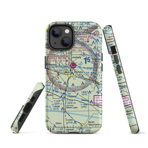 Winona Lake Seaplane Base (02D) VFR Sectional  Tough iPhone Case