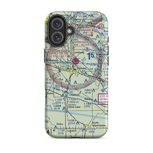 Winona Lake Seaplane Base (02D) VFR Sectional  Tough iPhone Case