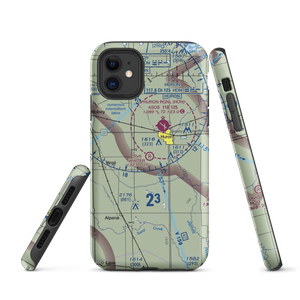 Winter Airfield (SD55) VFR Sectional  Tough iPhone Case