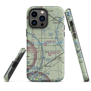 Winter Strip (2MN1) VFR Sectional  Tough iPhone Case