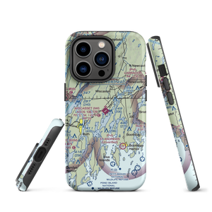 Wiscasset Airport (IWI) VFR Sectional  Tough iPhone Case