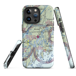 Wiscasset Airport (IWI) VFR Sectional  Tough iPhone Case