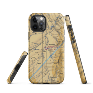 Wisdom Airport (7S4) VFR Sectional  Tough iPhone Case