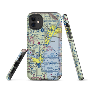 With Wings And A Halo Airport (0WI7) VFR Sectional  Tough iPhone Case