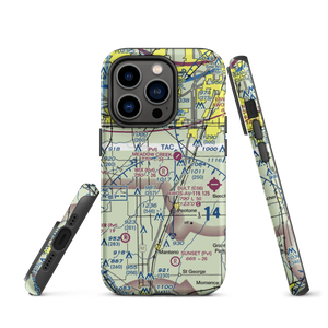 Wix Airport (03IL) VFR Sectional  Tough iPhone Case
