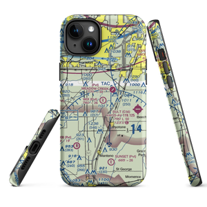 Wix Airport (03IL) VFR Sectional  Tough iPhone Case