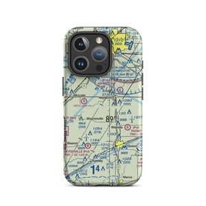 Wm Quinton Restricted Landing Area (9IL3) VFR Sectional  Tough iPhone Case