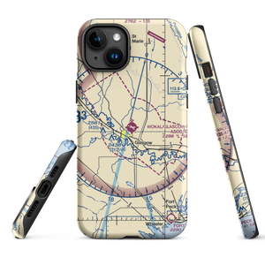 Wokal Field/Glasgow-Valley County Airport (GGW) VFR Sectional  Tough iPhone Case