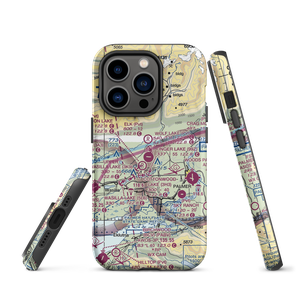 Wolf Lake Airport (4AK6) VFR Sectional  Tough iPhone Case