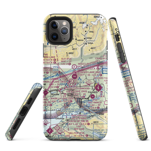 Wolf Lake Airport (4AK6) VFR Sectional  Tough iPhone Case