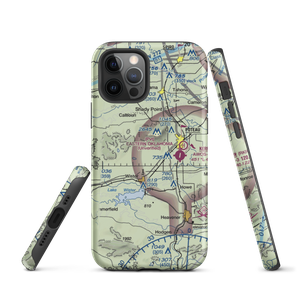 Wolf Mountain Airport (OK59) VFR Sectional  Tough iPhone Case