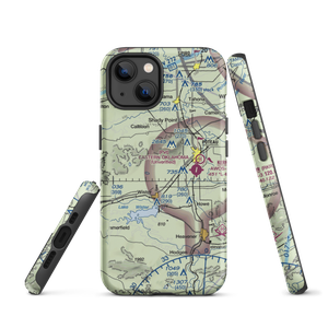 Wolf Mountain Airport (OK59) VFR Sectional  Tough iPhone Case