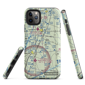 Wolf River Ranch Airport (MS53) VFR Sectional  Tough iPhone Case